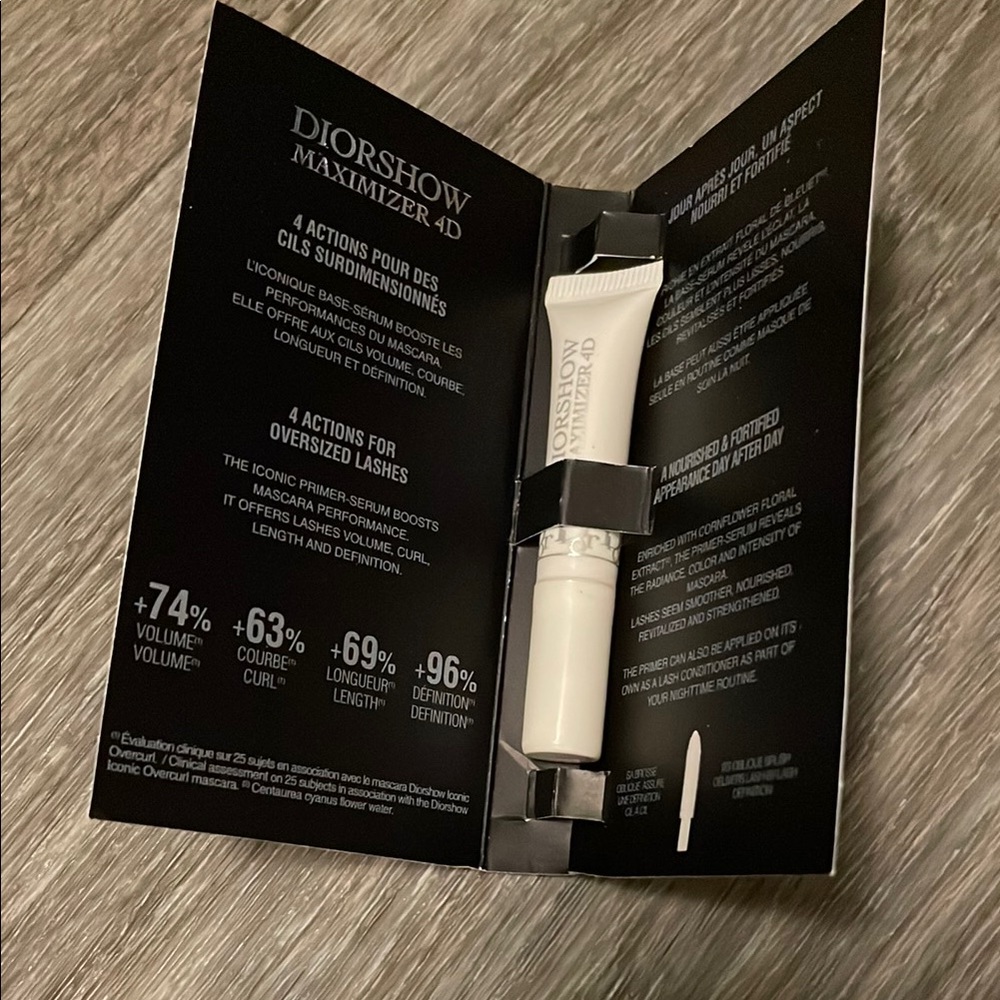 Dior Maximizer 4D base serum mascara lash primer serum